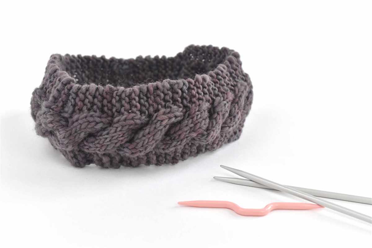 Knitted headband patterns for adults