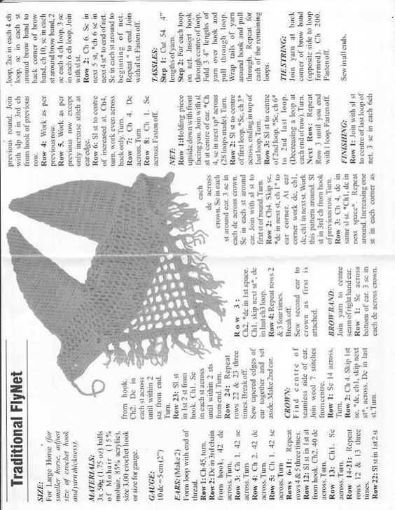 Knitted horse hat pattern free