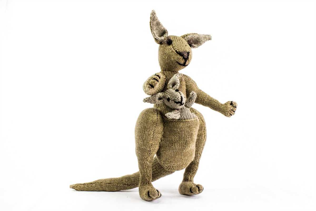 Knitted kangaroo pattern free