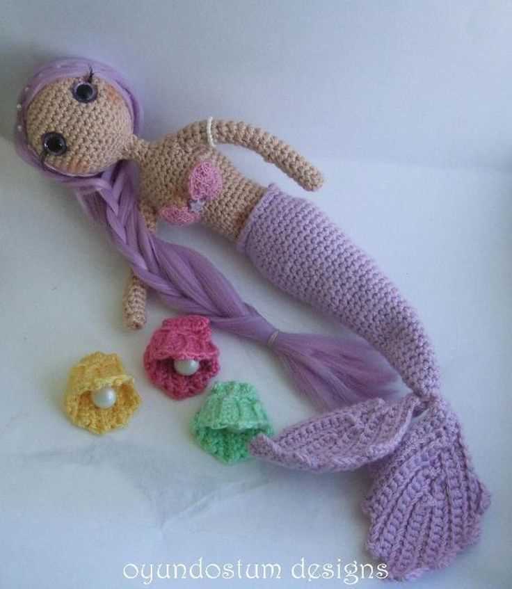 Knitted mermaid doll pattern free