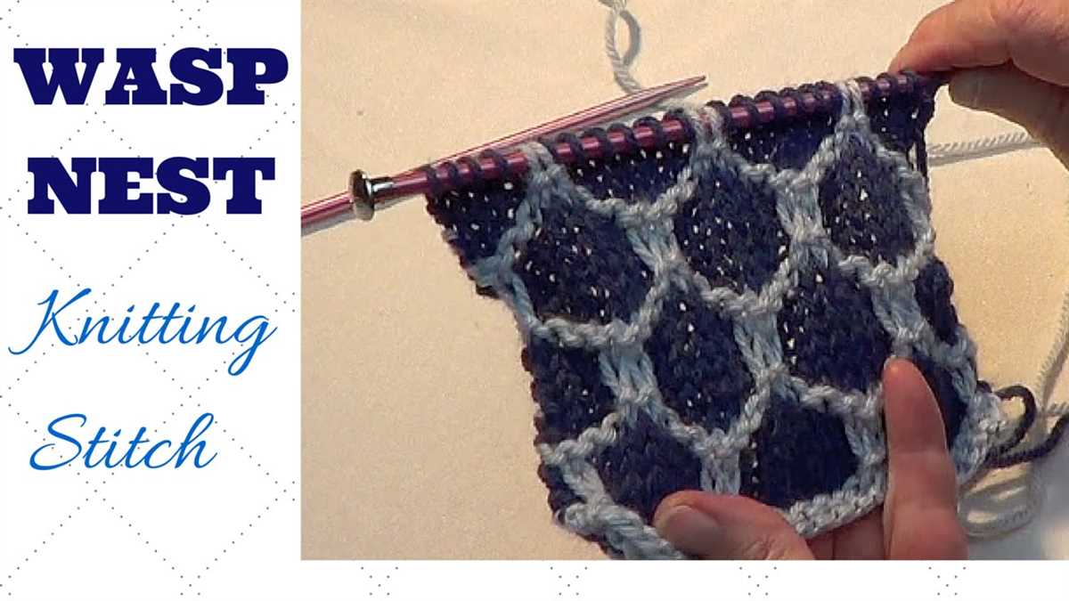 Knitted nest pattern