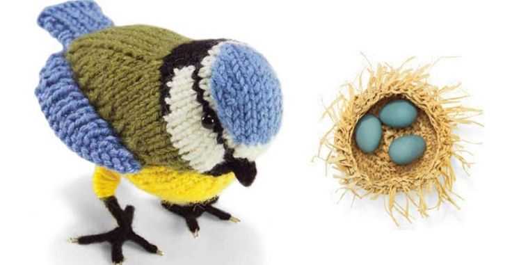 Knitted nest pattern