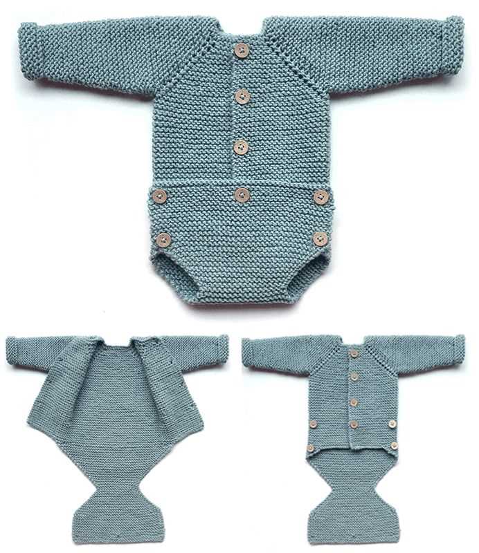 Knitted onesie pattern