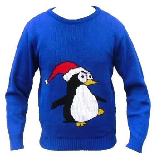 Knitted penguin jumper pattern