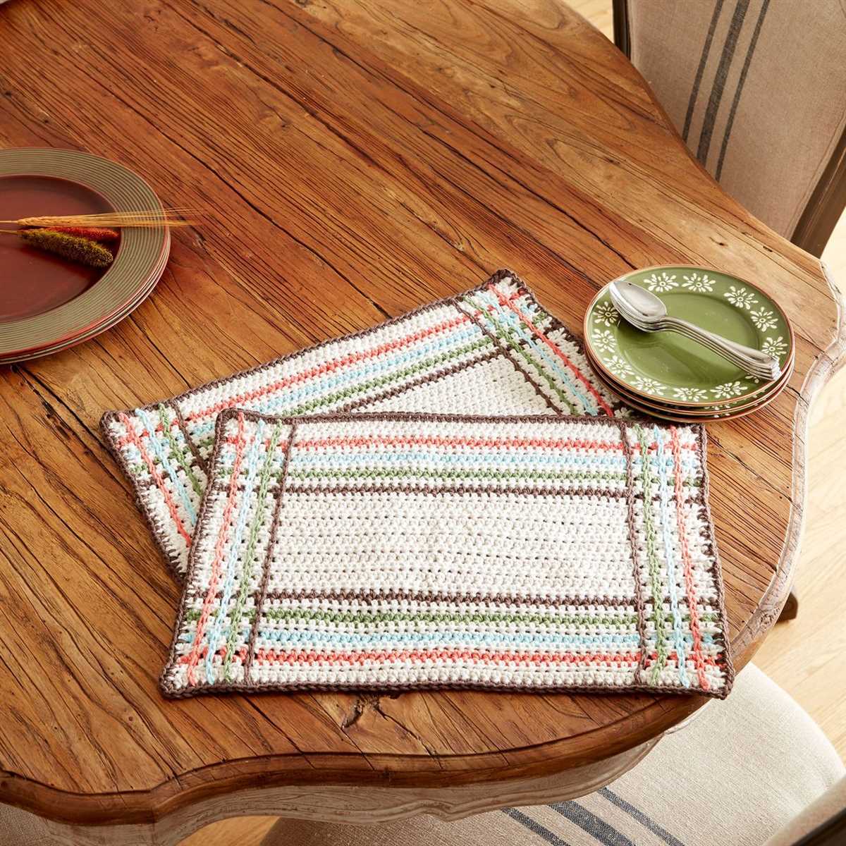 Knitted placemats patterns free