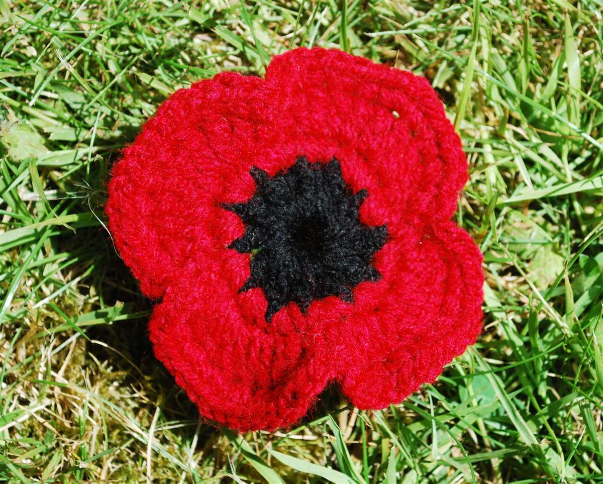 Knitted poppies patterns