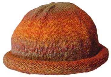Knitted rolled brim hat pattern free