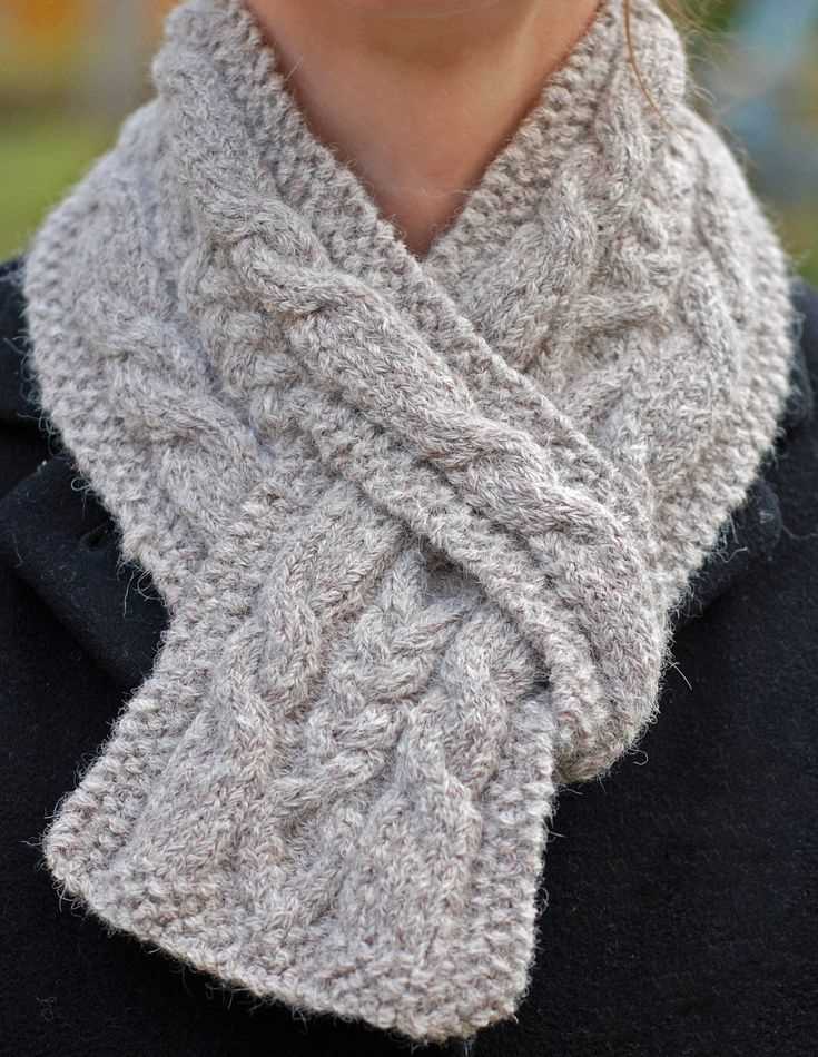 Knitted scarves pattern