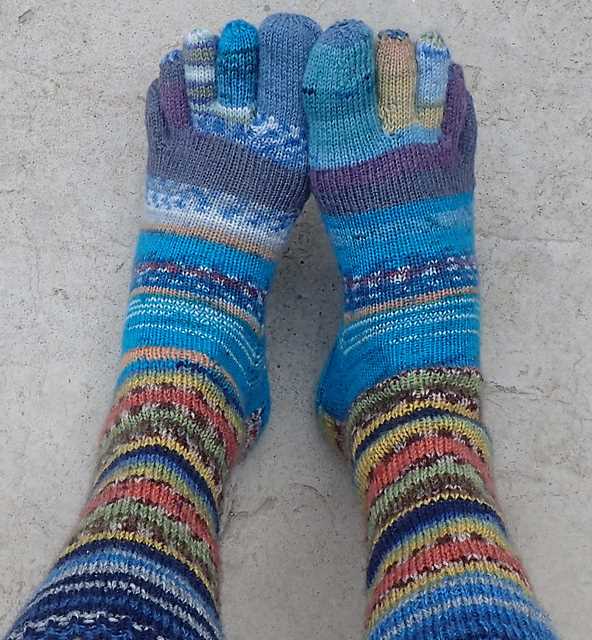 Knitted toe sock patterns free