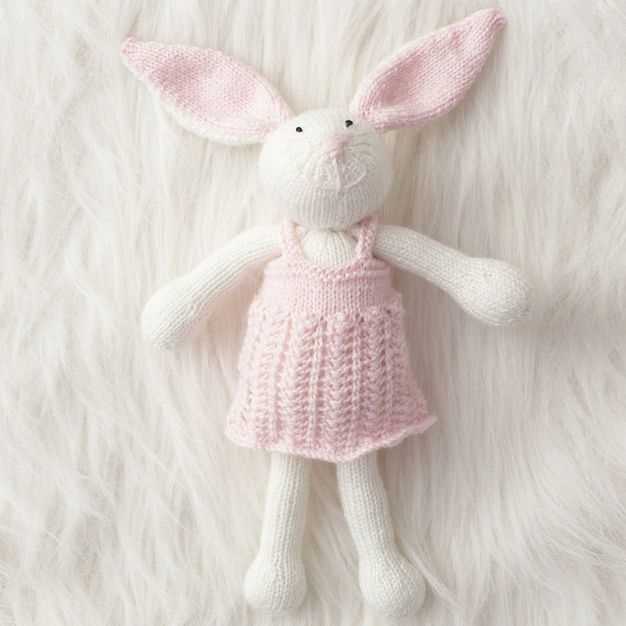 Knitted toy rabbit patterns free