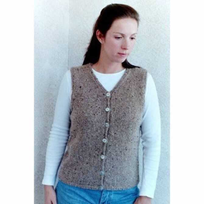 Knitted vest pattern womens