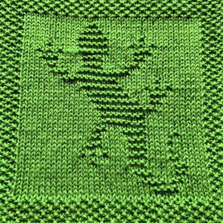 Knitted washcloths pattern
