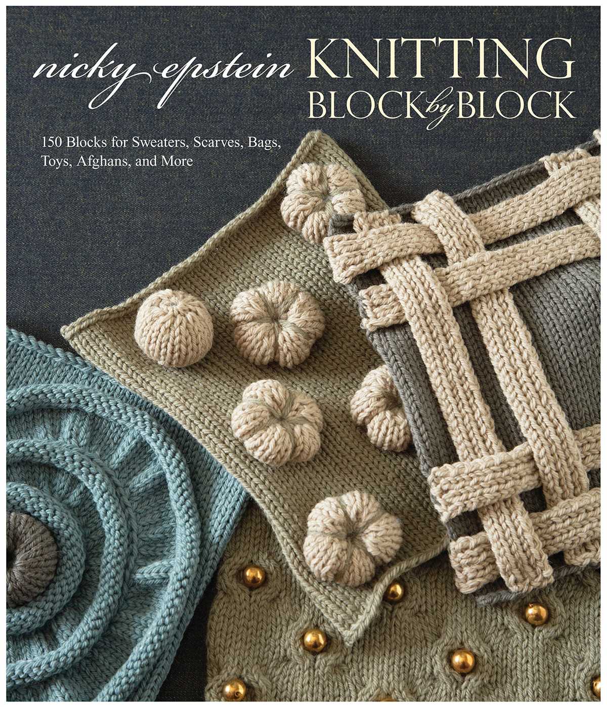 Knitted book cover pattern