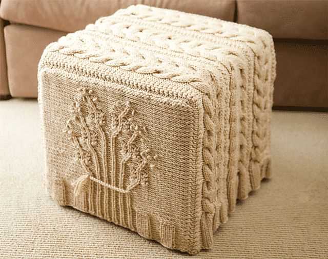 Knitted box pattern