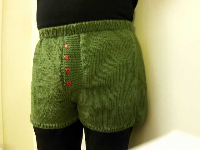 Knitted boxers pattern