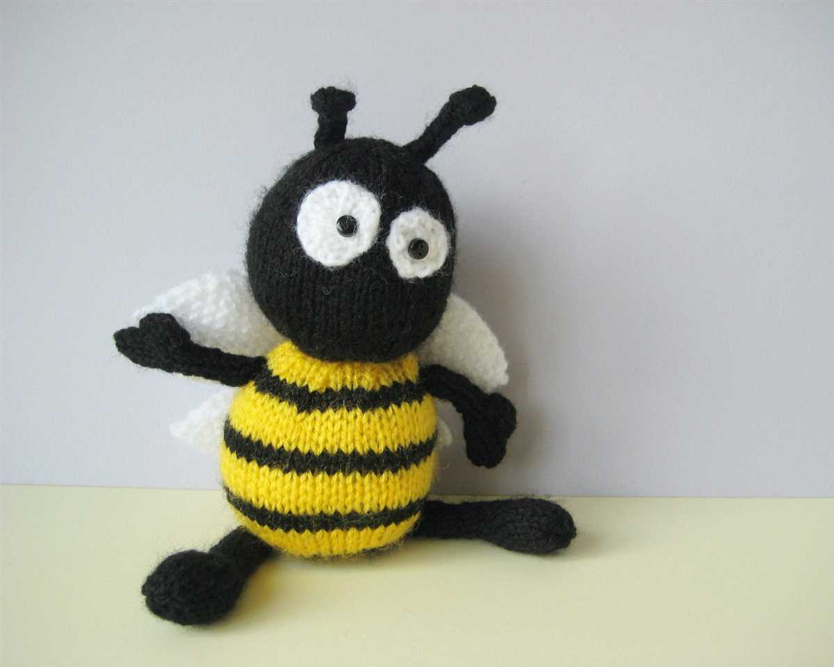 Knitted bumble bee patterns