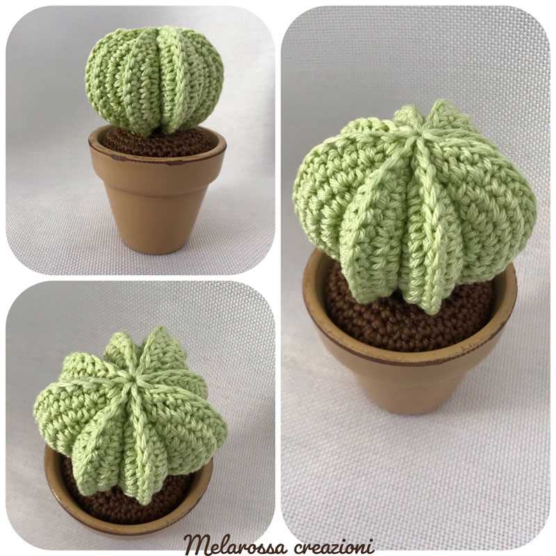 Knitted cactus plant pattern free
