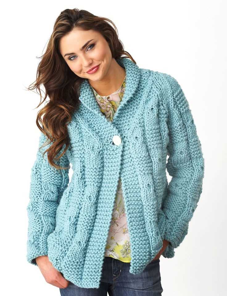 Knitted cardigan free pattern