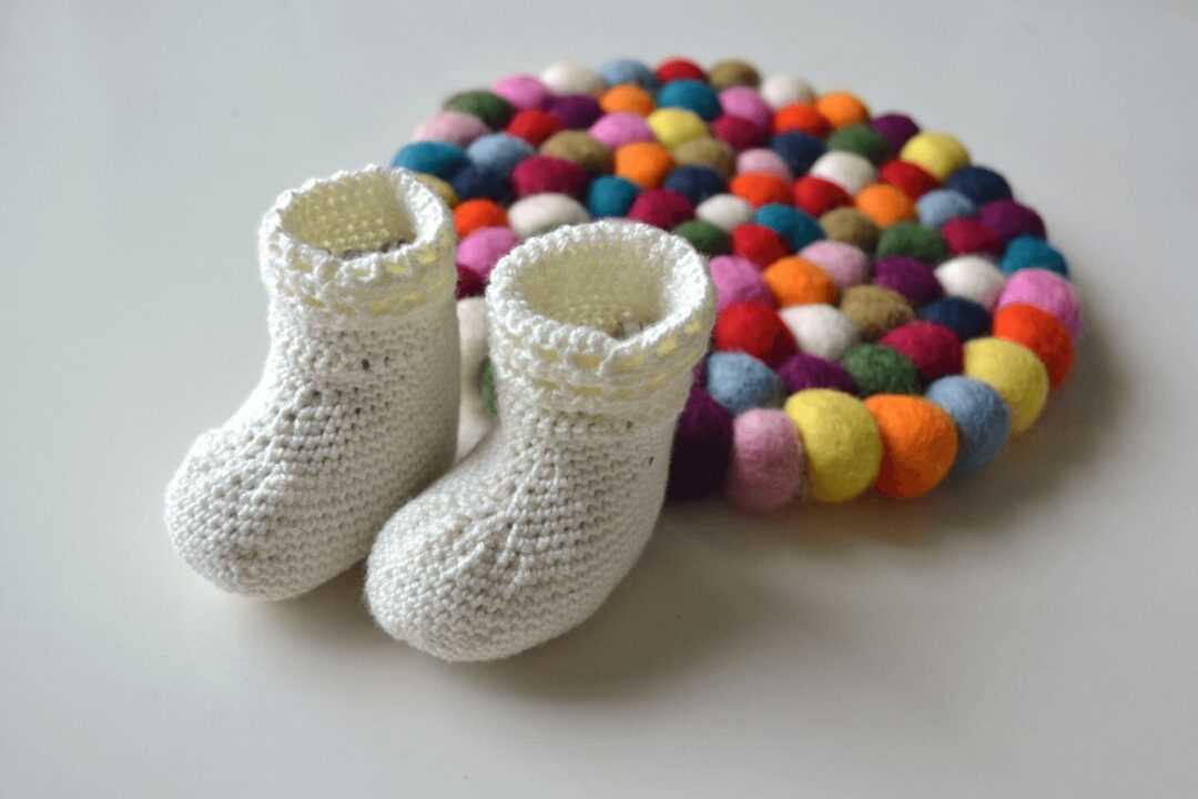 Knitted chair socks pattern