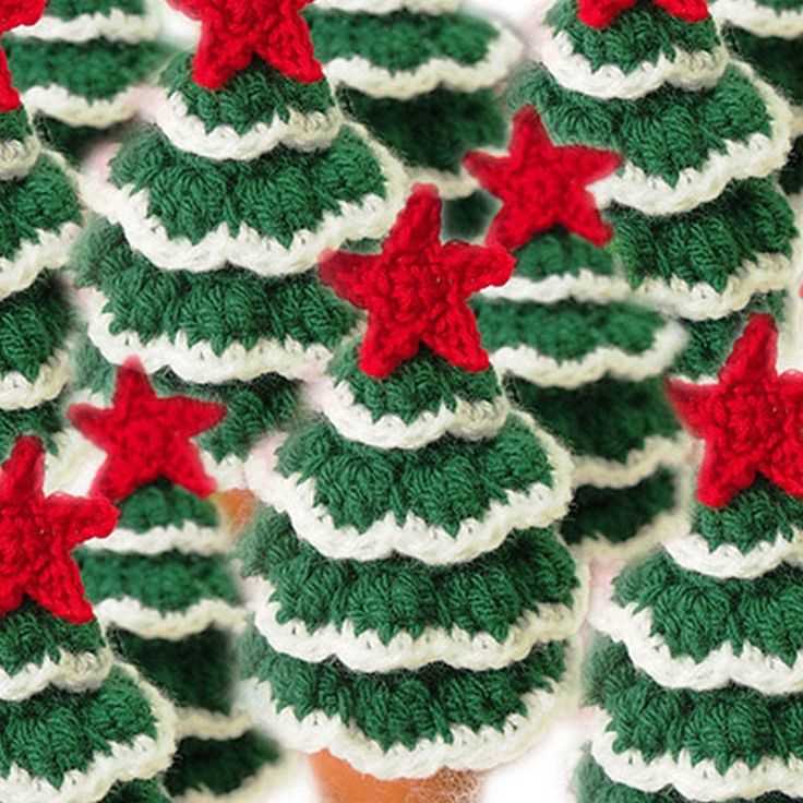 Knitted christmas tree decorations patterns