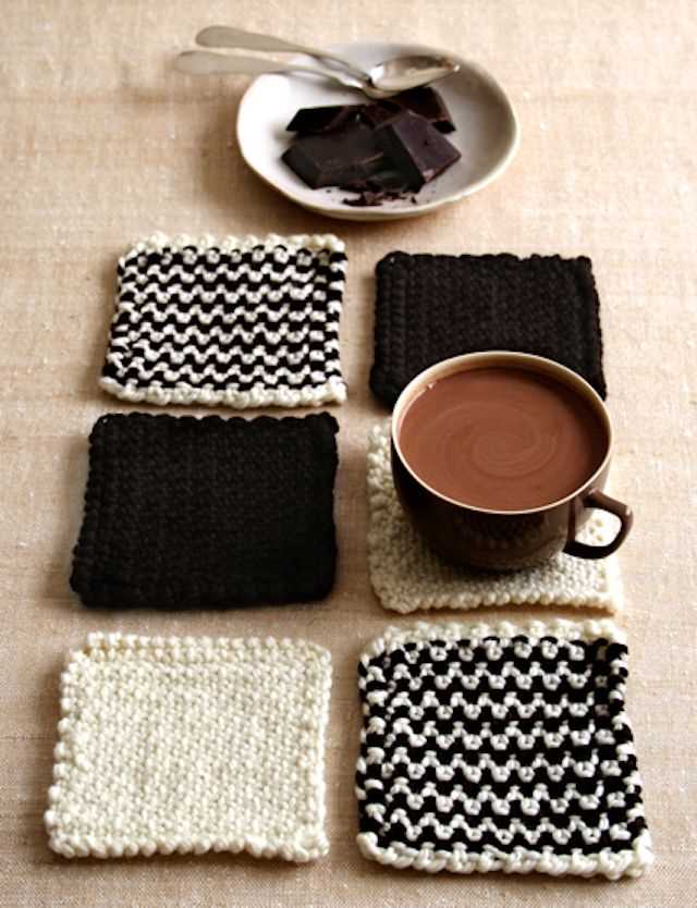 Knitted coaster pattern free