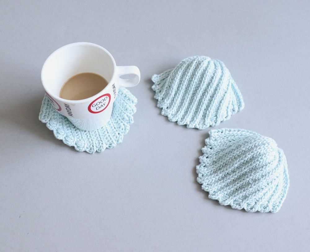 Knitted coasters free patterns