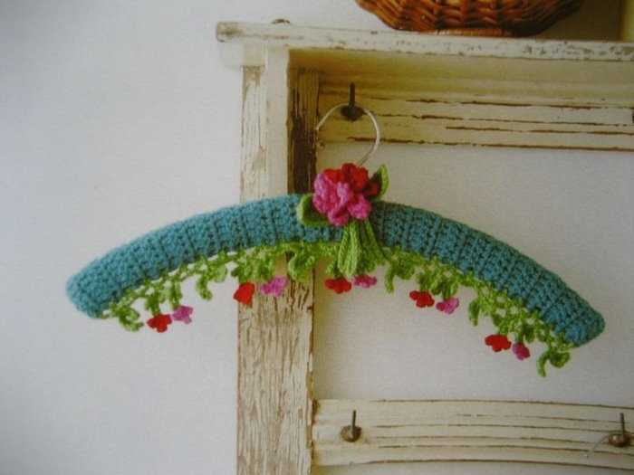 Knitted coat hanger cover patterns