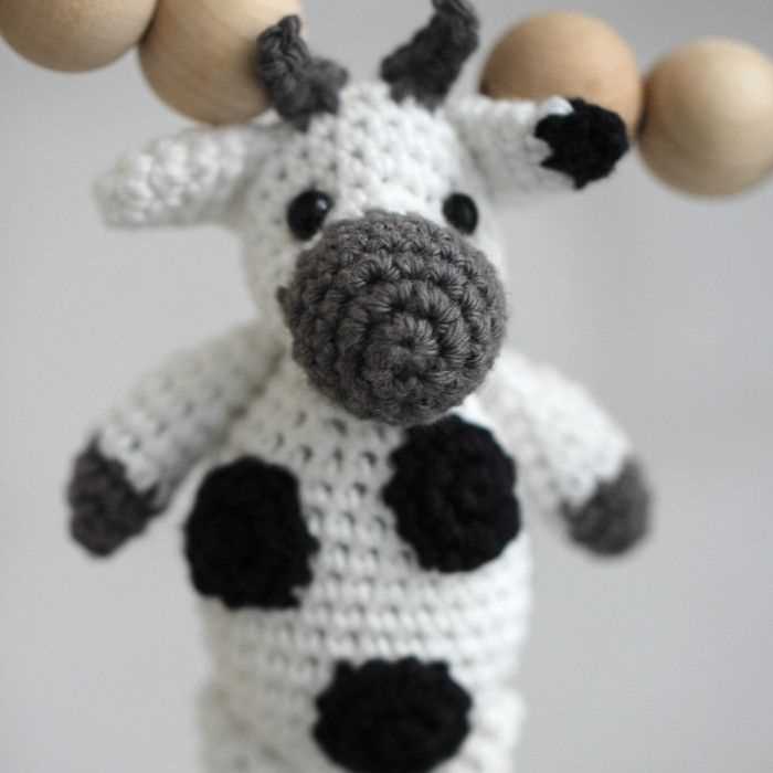 Free Pattern for Knitting a Cow Knitted cow pattern free