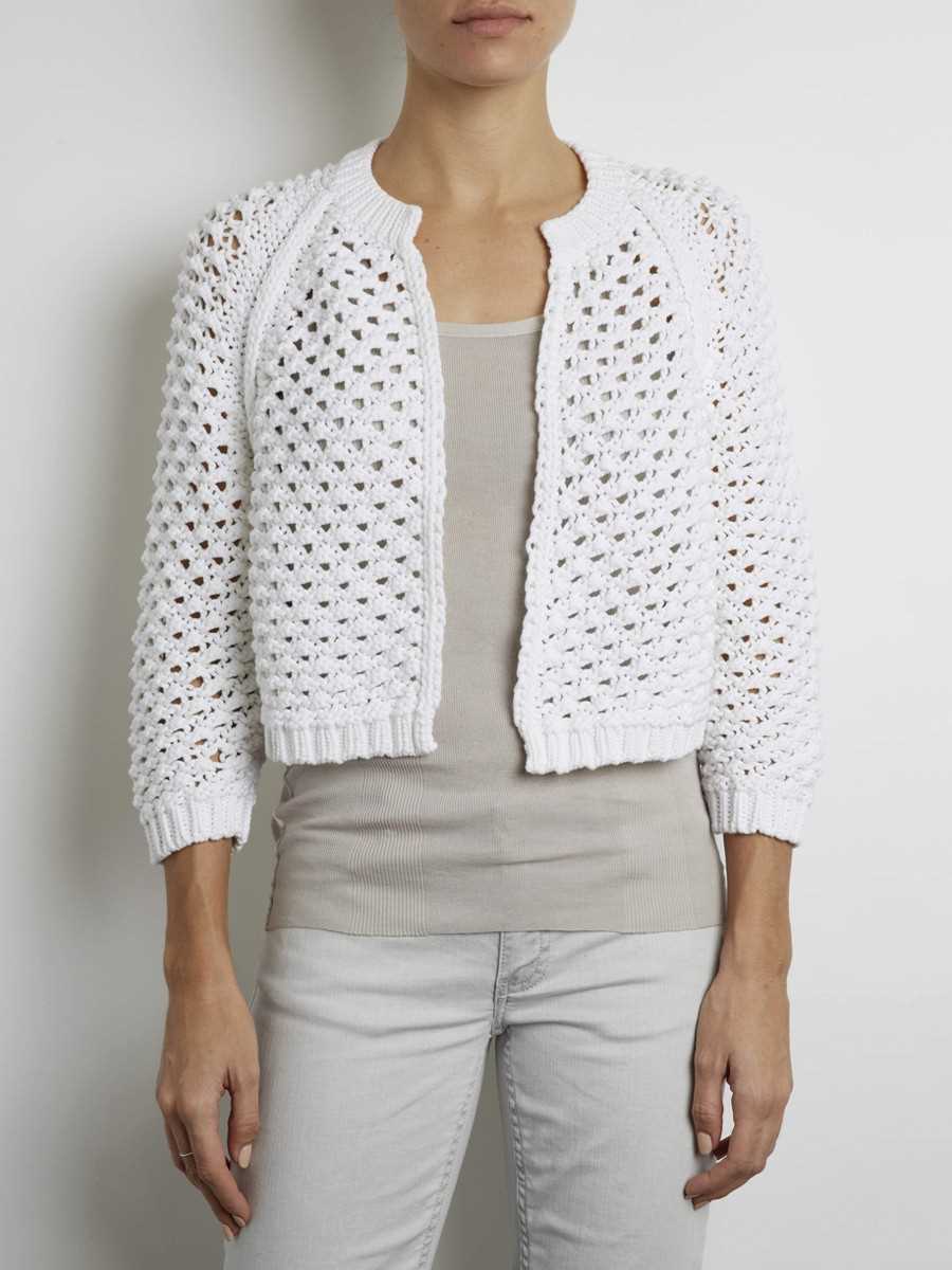 Knitted cropped sweater pattern