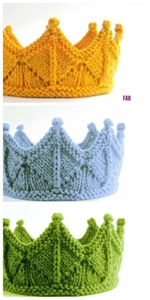 Knitted crown free pattern