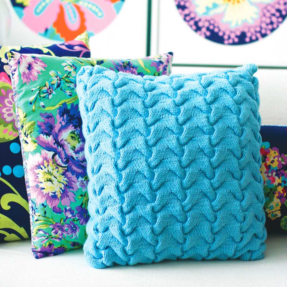 Knitted cushion patterns free