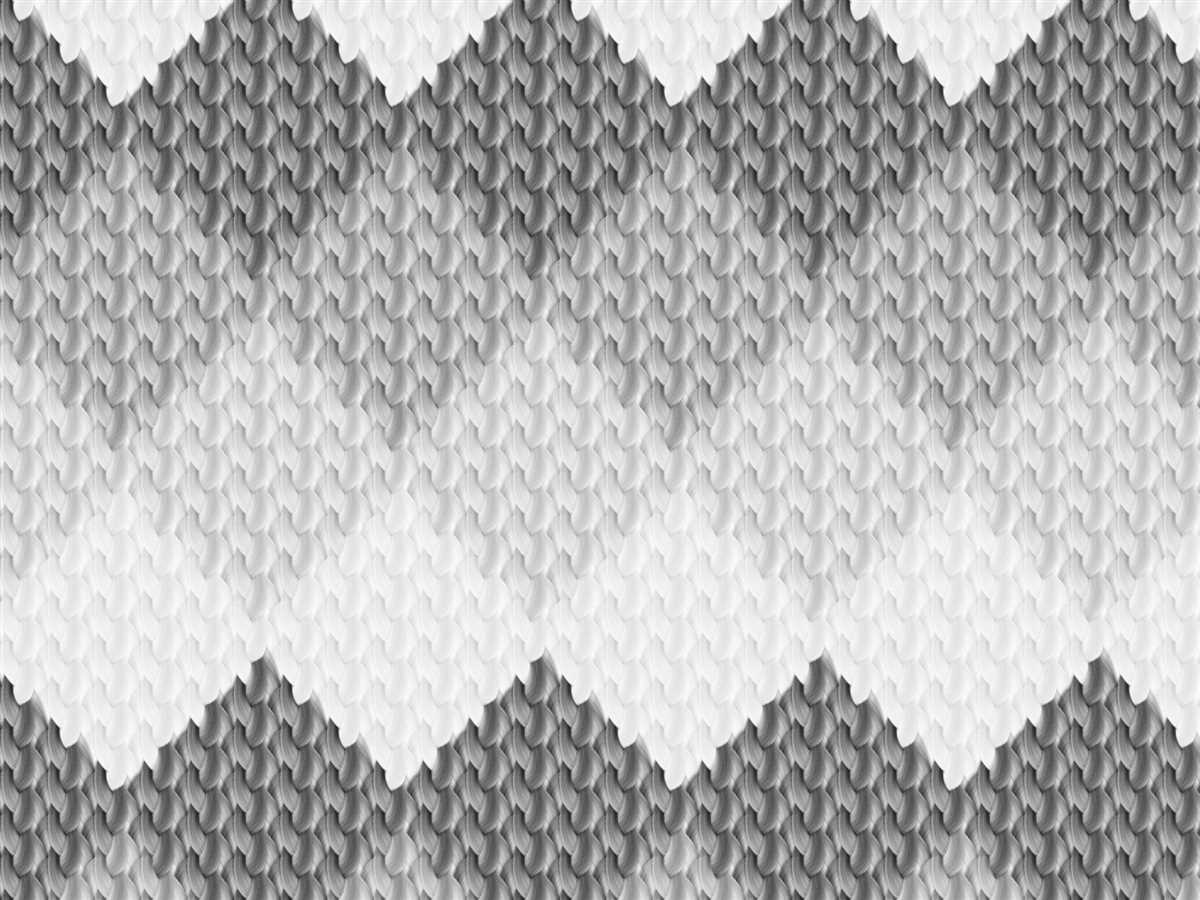 Knitted diamond shaped pattern