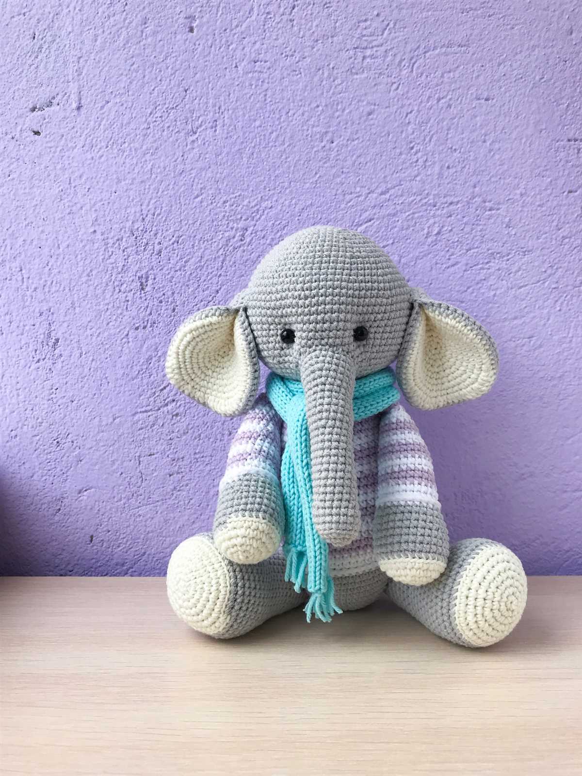 Knitted elephant toy pattern free