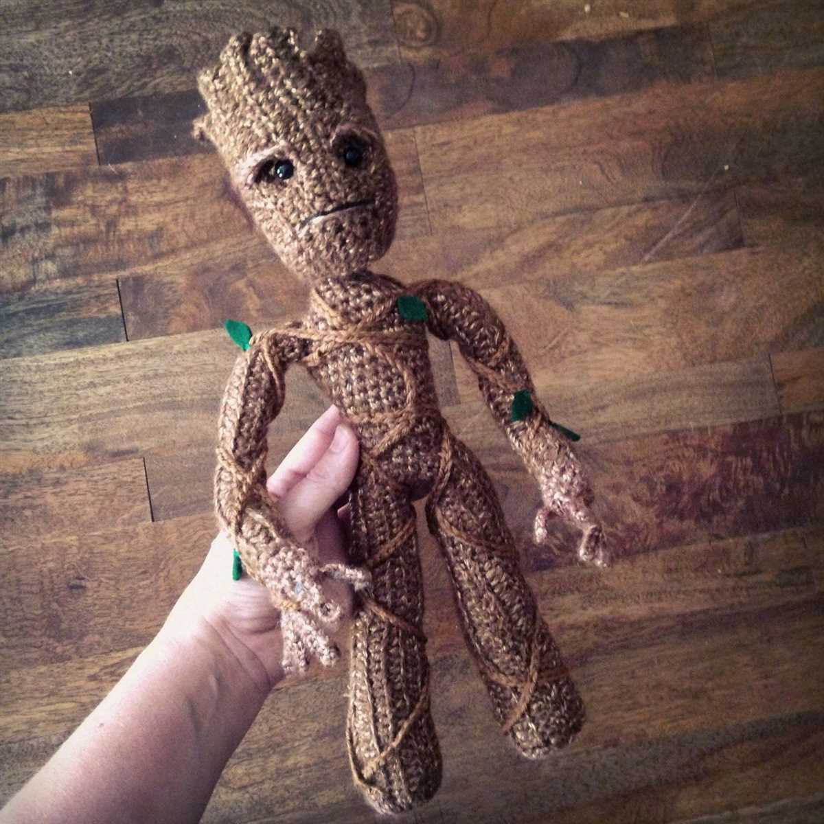 Knitted groot pattern