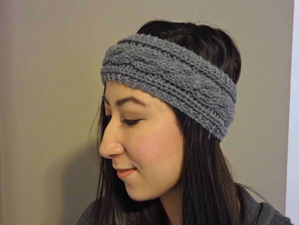 Knitted headband pattern straight needles