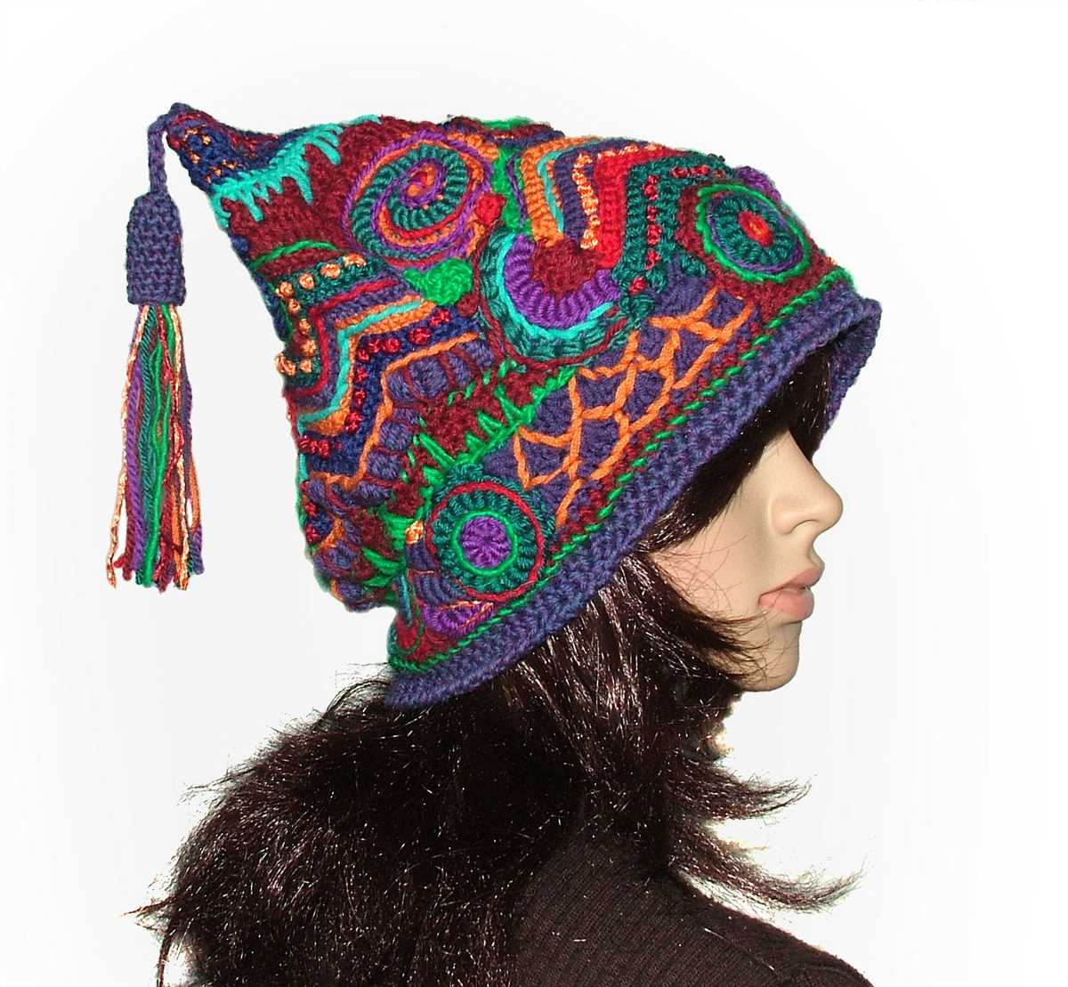Knitted jester hat pattern free