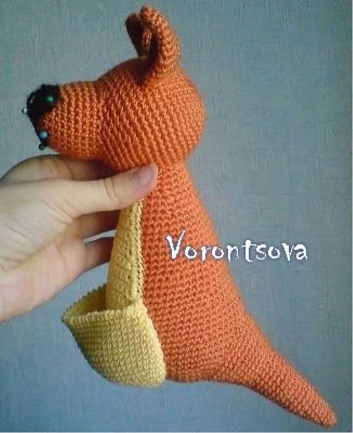 Knitted kangaroo pattern free
