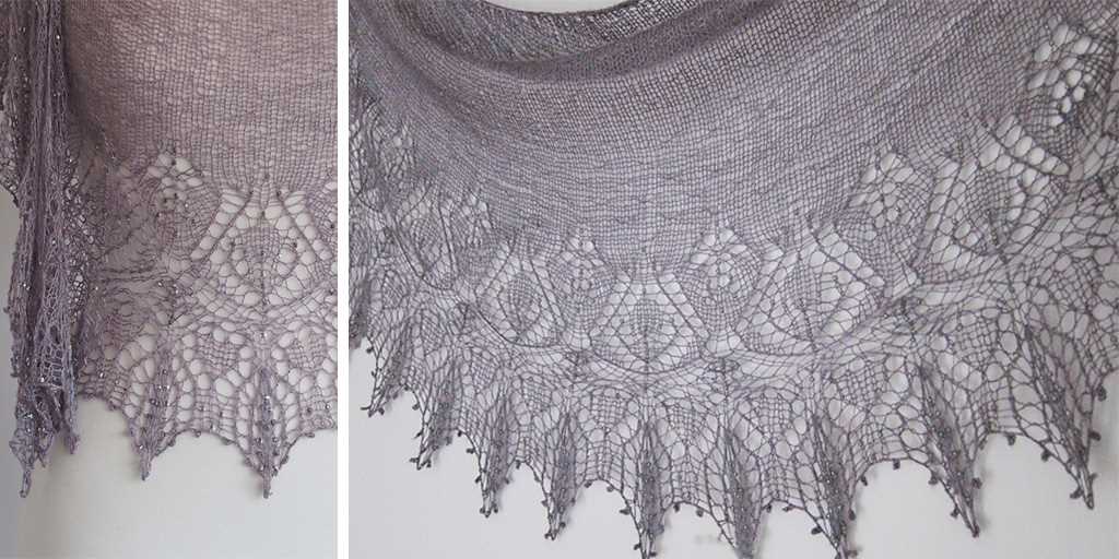 Knitted lace shawls and wraps patterns
