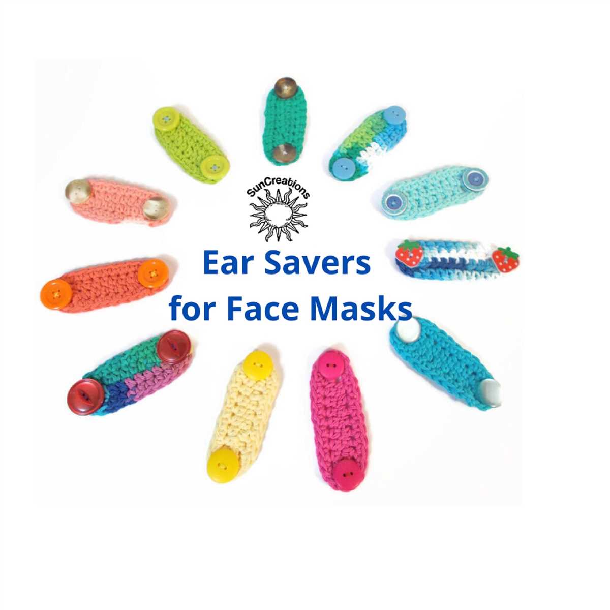 Knitted mask extender pattern