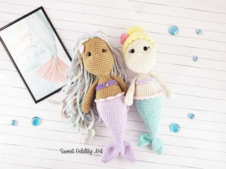 Knitted mermaid doll pattern free