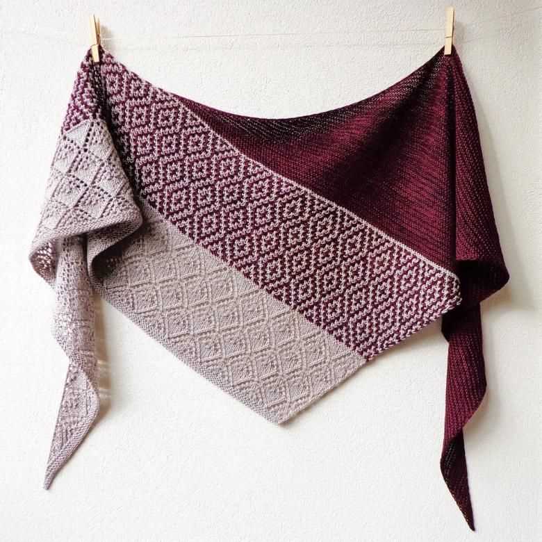 Knitted pocket shawl patterns free