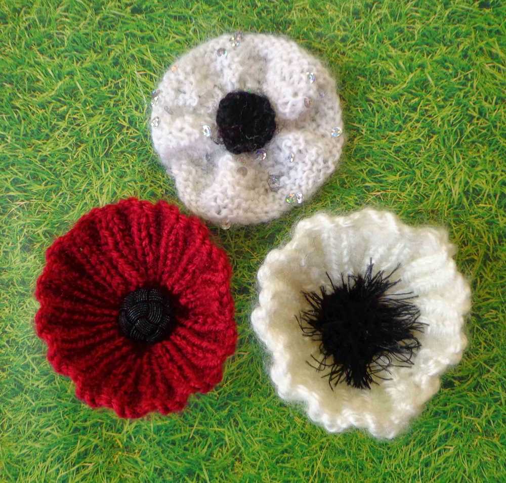 Knitted poppies patterns