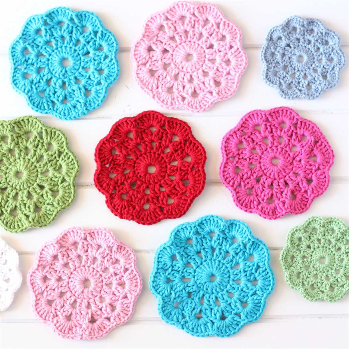 Knitted round placemat patterns