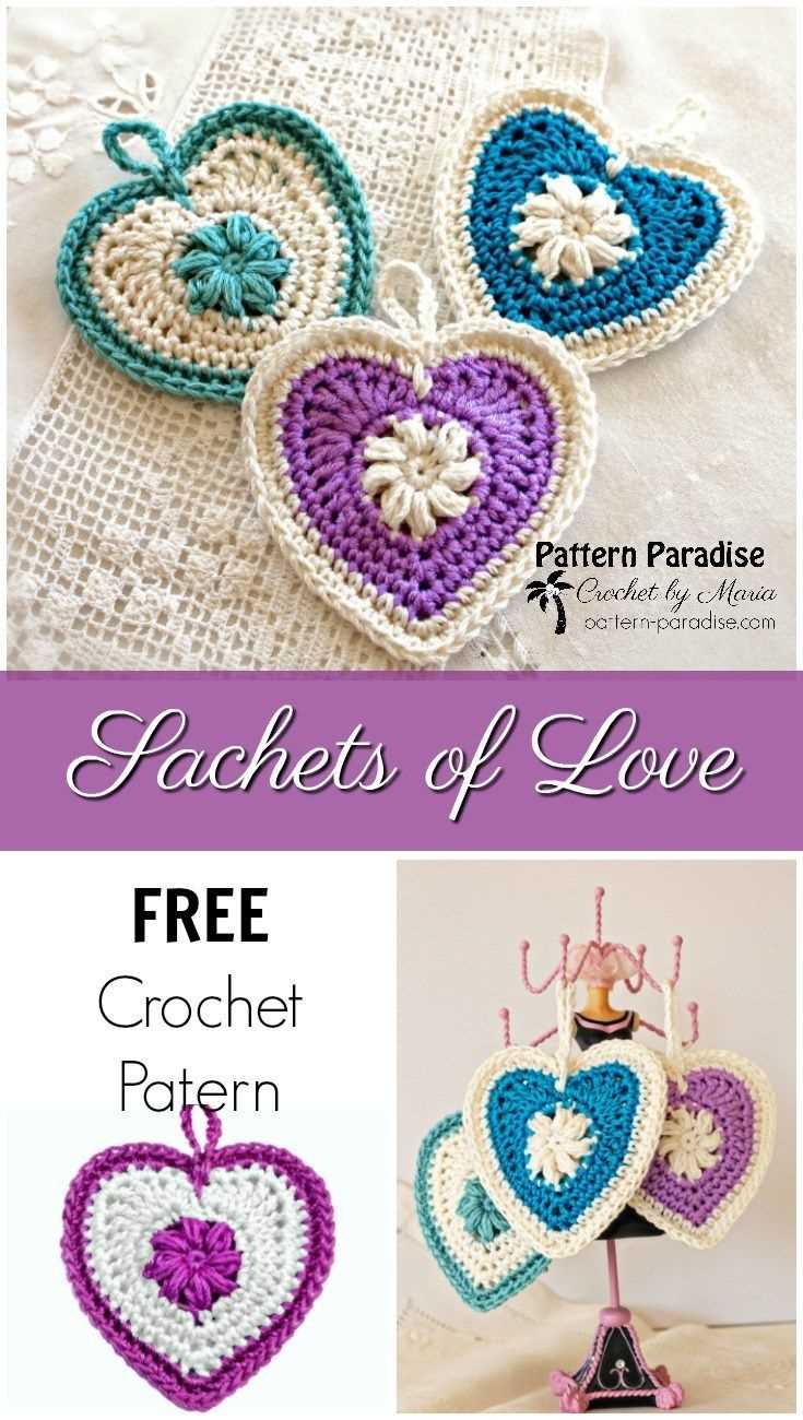 Knitted sachet pattern