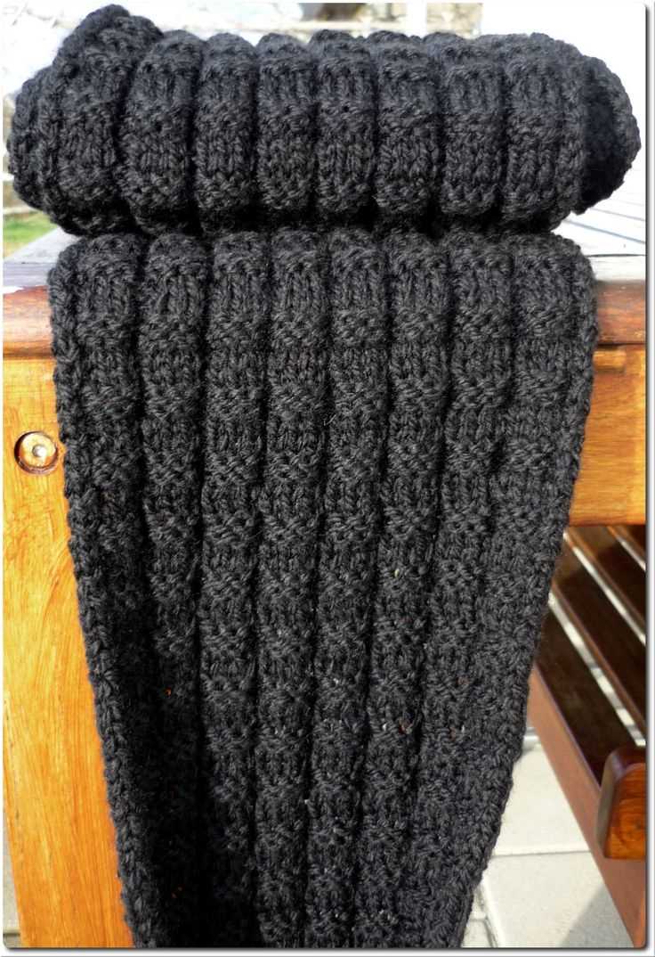 Knitted scarf pattern worsted weight yarn
