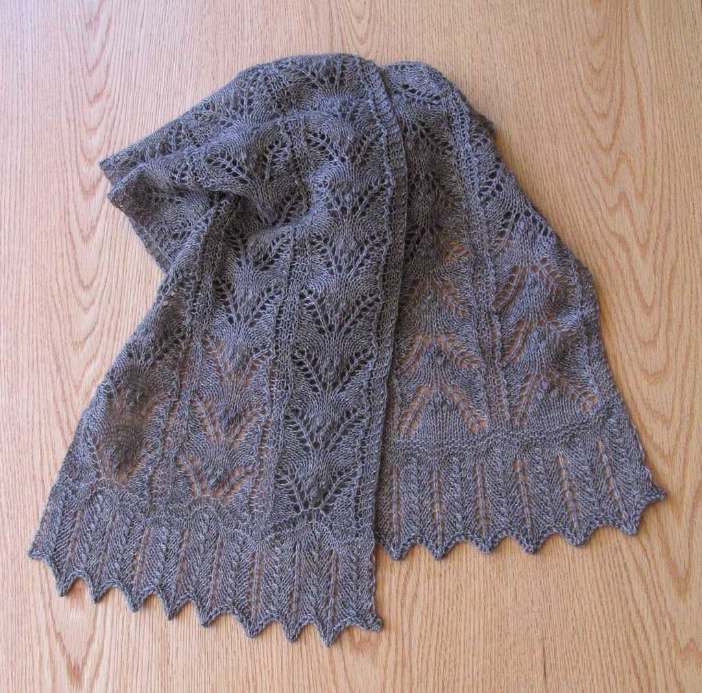 Knitted scarves pattern
