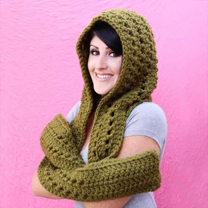 Knitted scoodie pattern free