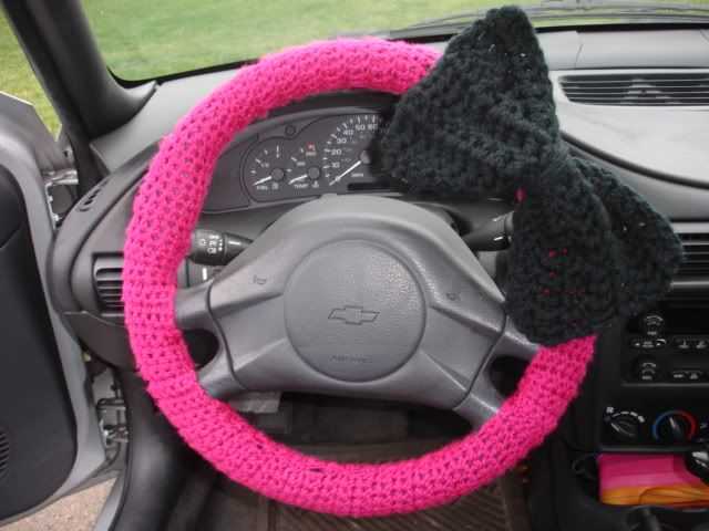 Knitted seat belt cover pattern