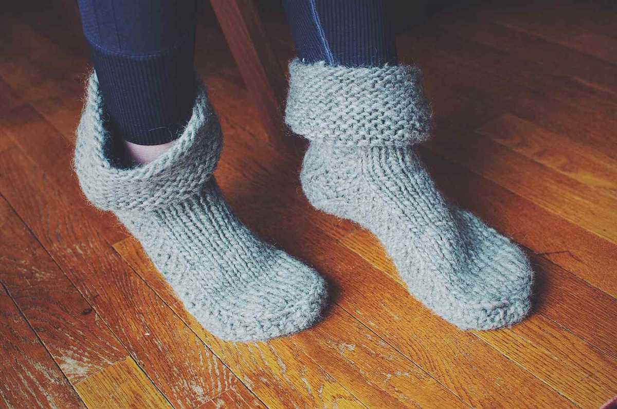 Knitted slippers patterns