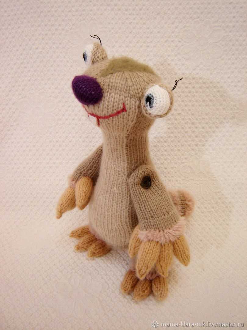 Pattern for a Sloth Toy to Knit Knitted sloth toy pattern